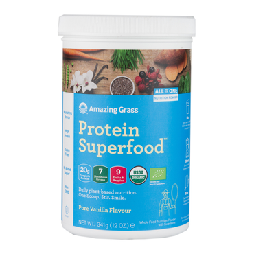 Review of Amazing Grass Protein Superfood Pure Vanilla 341g