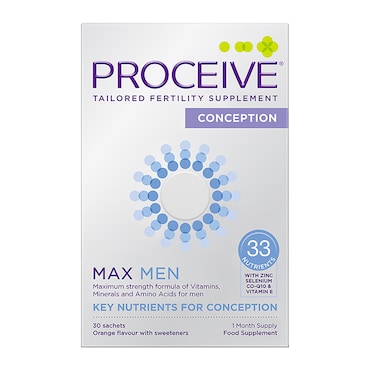 Proceive Max Men Advanced Fertility Supplement 30 Sachets image 1