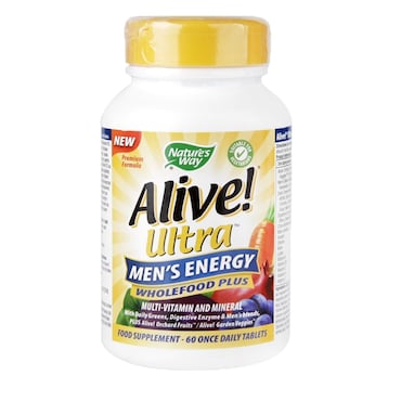 Nature's Way Alive! Men's Ultra Energy 60 Tablets image 1