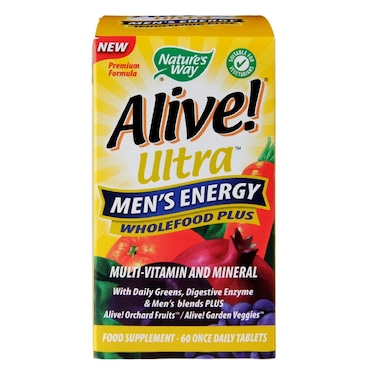 Nature's Way Alive! Men's Ultra Energy 60 Tablets image 2