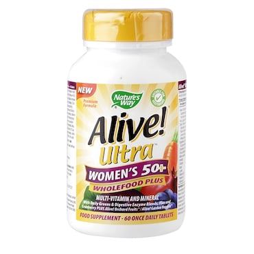 Nature's Way Alive! Women’s 50+ Ultra Energy 60 Tablets image 2