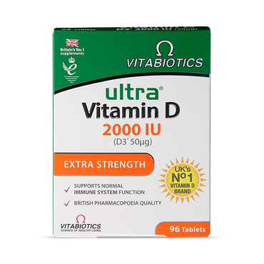 Review of Vitabiotics Ultra Vitamin D 2000 IU Extra Strength 96 Tablets
