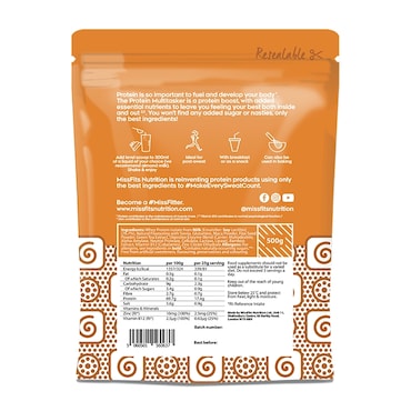 Missfits Whey Protein Multitasker Salted Caramel 500g image 2