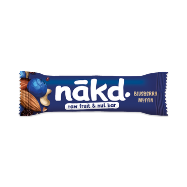 Review of Nakd Raw Fruit & Nut Blueberry Muffin Bar 35g