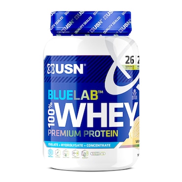 USN Blue Lab Whey Premium Protein Powder Vanilla 908g image 1