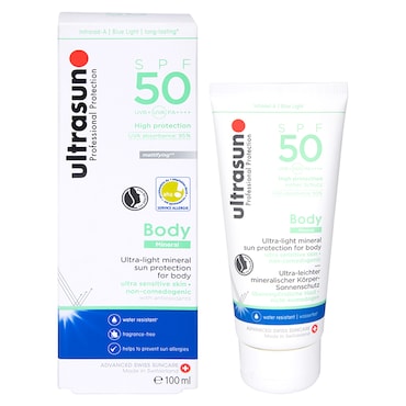 Ultrasun Body Mineral Sunscreen SPF50 100ml
