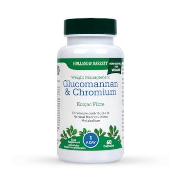 Holland & Barrett Glucomannan & Chromium 60 Capsules