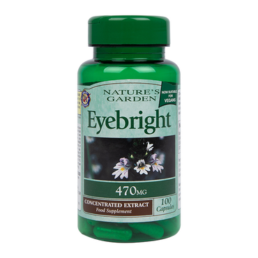 Review of Nature's Garden Eyebright 470mg 100 Capsules