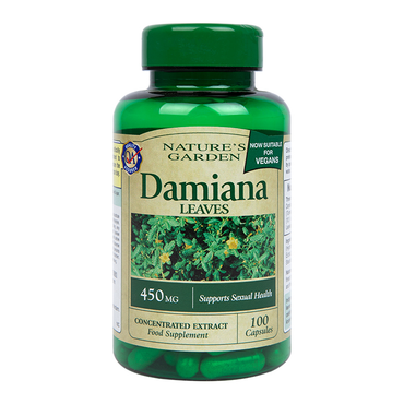 Nature's Garden Damiana Leaves Capsules 450mg 100 Capsules