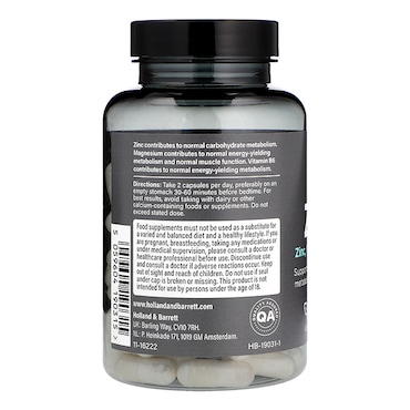 PE Nutrition ZMA Anabolic Mineral Support Formula 90 Capsules image 3