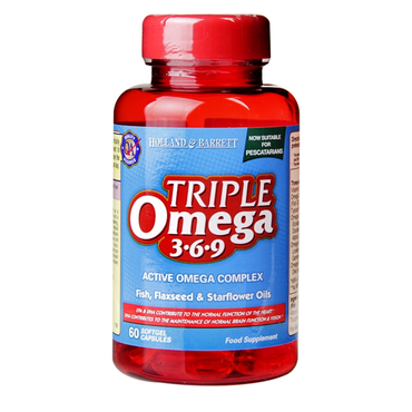 Holland & Barrett Triple Omega 3-6-9 60 Softgel Capsules