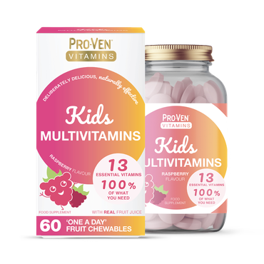 Review of Pro-Ven Kids Multivitamins Raspberry Flavour 60 Tablets