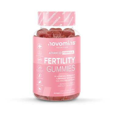 Novomins Fertility Peach Flavoured 60 Gummies