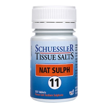 Schuessler Tissue Salts Nat Sulph 11 125 Tablets image 1