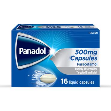 Review of Panadol Liquid Paracetamol Capsules 500 mg 16 Capsules