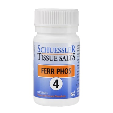 Schuessler Tissue Salts Ferr Phos 4 125 Tablets image 1