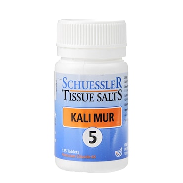 Schuessler Tissue Salts Kali Mur 5 125 Tablets image 1