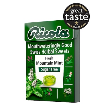 Ricola Mountain Mint Swiss Herbal Sweets Box 45g image 1