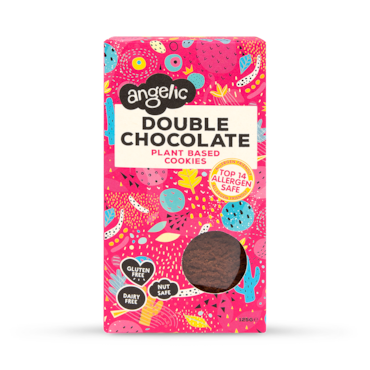 Angelic Double Chocolate Gluten Free Cookies 125g image 1