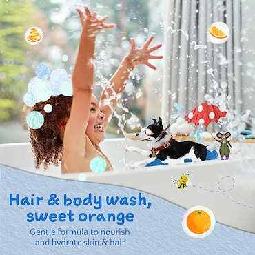 Childs Farm Bubble Hair & Body Wash - Organic Sweet Orange 250ml image 2
