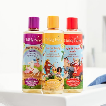 Childs Farm Bubble Hair & Body Wash - Organic Sweet Orange 250ml image 5