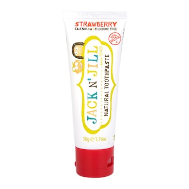 Jack N' Jill Natural Toothpaste Organic Strawberry 50g image 1