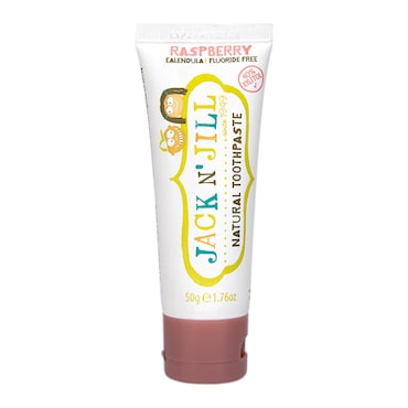 Jack N' Jill Natural Toothpaste Organic Raspberry 50g image 1