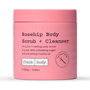 Review of Frank Body Rosehip Body Scrub + Cleanser 250g