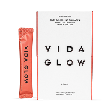 Review of Vida Glow Marine Collagen Peach Food Supplement With Sweetener 30 Sachets