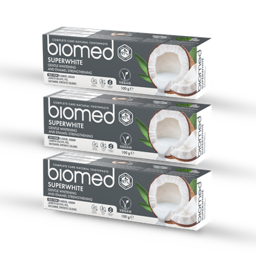 Review of Biomed Superwhite Natural Toothpaste 3 Pack 100G