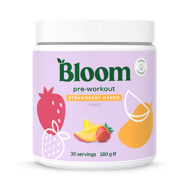 Review of Bloom Pre-Workout Strawberry Mango 186g