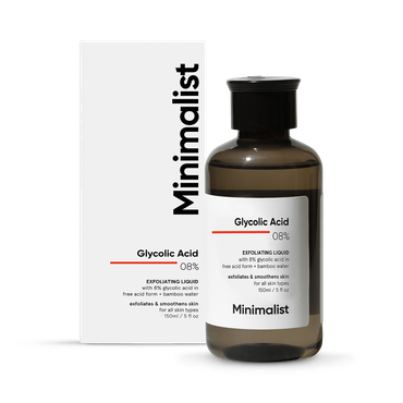 Review of Minimalist Glycolic Acid 8% Exfoliating Liquid 150ml