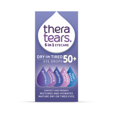 Review of TheraTears 5-in-1 50+ Dry or Tired Eye Drops 10 ml