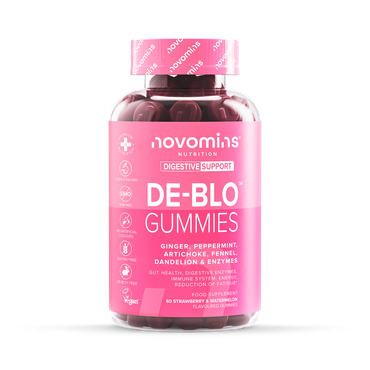 Review of Novomins De-Bloat Strawberry & Watermelon 60 Gummies