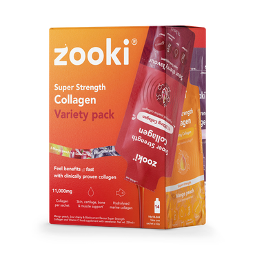 Review of Zooki Super Strength Marine Collagen 11,000mg 14 Sachets