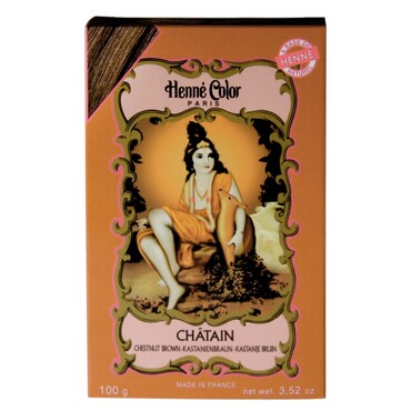 Henne Color Henna Powder Hair Colour Chestnut Brown 100g