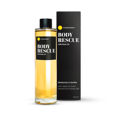 Cannaray Body Rescue Oil 300Mg Cbd 100ml