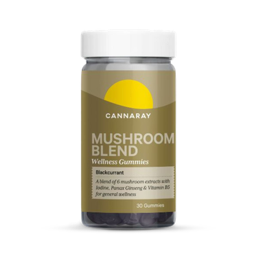 Review of Cannaray Mushroom Blend Blackcurrant Flavour 30 Gummies