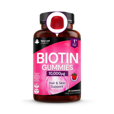 New Leaf Products Biotin Vitamin B7 60 Gummies
