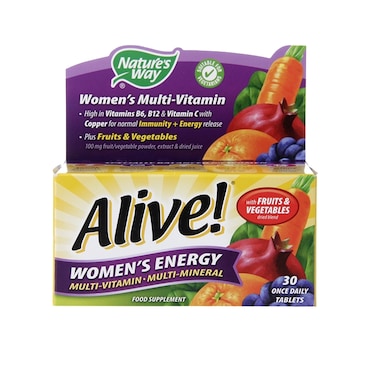 Nature's Way Alive! Women's Energy Multi-Vitamin 30 Tablets image 1