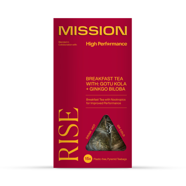 Review of Rise English Breakfast Tea (Ginkgo Biloba & Gotu Kola) 15 Tea Bags