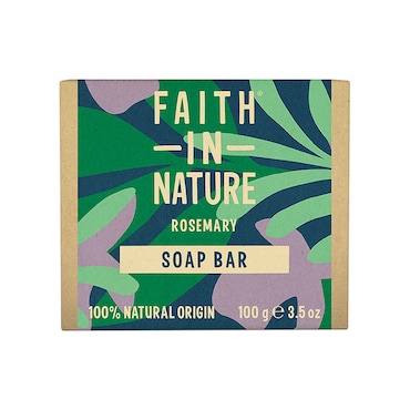 Faith in Nature Rosemary Soap 100g image 1