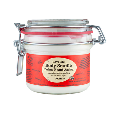 Review of Beauty Kitchen Love Me Caring & Anti-Ageing Body Souffle