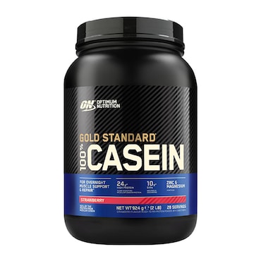 Optimum Nutrition Gold Standard 100% Casein Powder Strawberry 924g image 1
