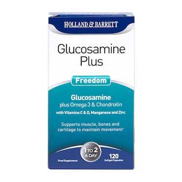 Holland & Barrett Glucosamine Plus Freedom 120 Capsules image 1