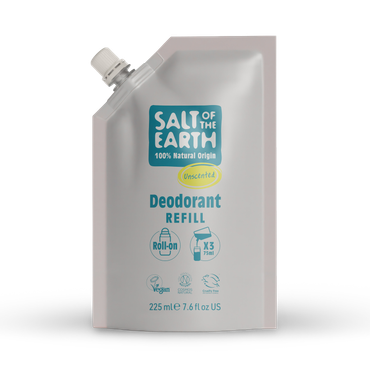 Review of Salt Of The Earth Natural Roll-On Deodorant Refill Pouch Unscented 225ml