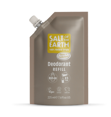 Review of Salt Of The Earth Natural Roll-On Deodorant Refill Pouch Amber & Sandalwood 225ml