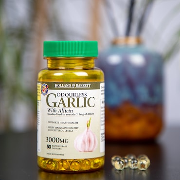 Holland & Barrett Odourless Garlic 50 Capsules 3000mg image 5