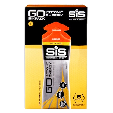 SiS GO Isotonic Energy Gel Orange 6 x 60ml image 1