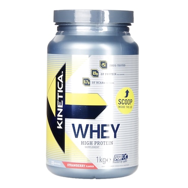 Kinetica Whey Protein Strawberry 1000g Powder